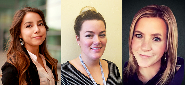 ABR Exam Delivery Team: Elena Luevano, Meckenzie Fussell, and Stacey Martinez