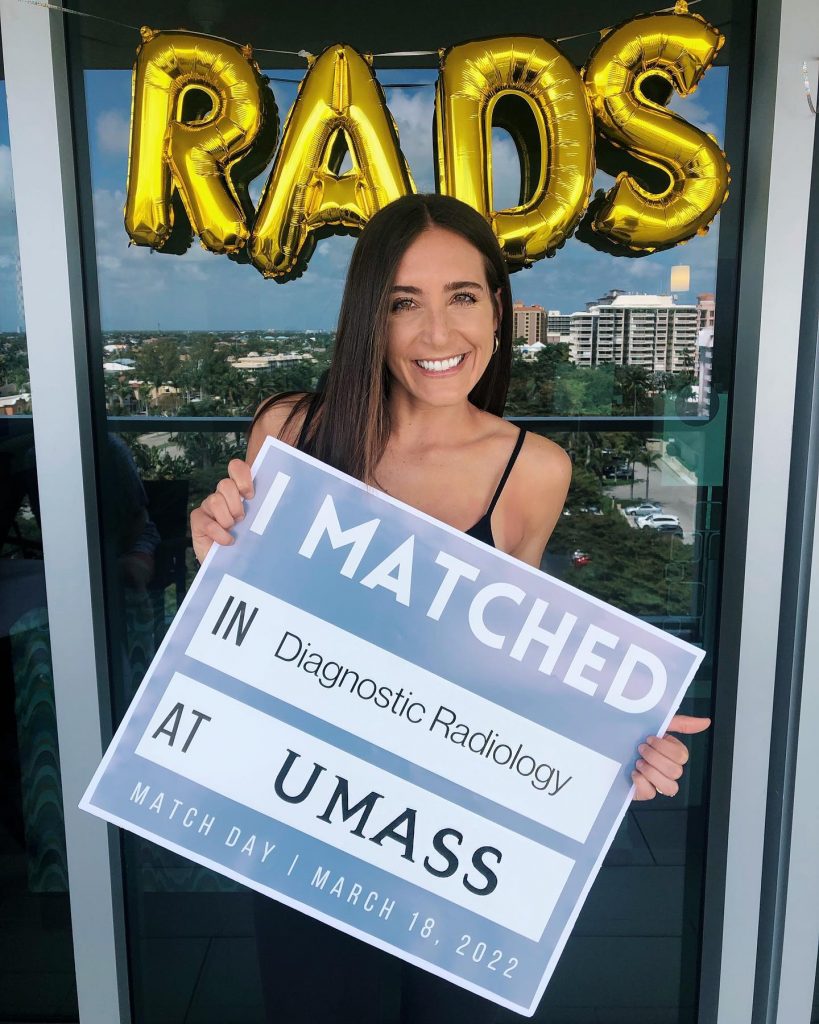 Emily Van Antwerp will begin her intern year at the University of Connecticut this July and then start her radiology residency at UMass Chan – Baystate the following year.