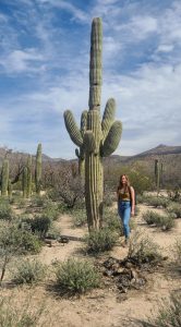 Seeing saguaros were high on Kristen McConnell's list while in Tucson.