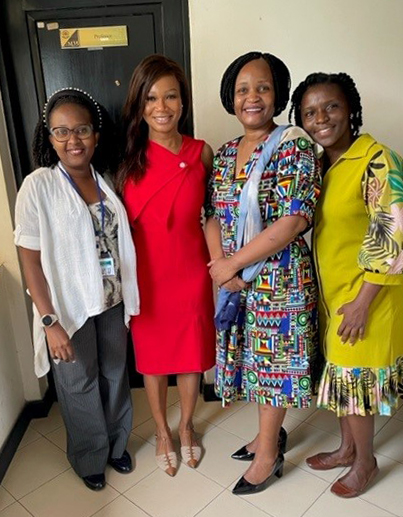 Dr. Omofoye at MUHAS MNH in Tanzania