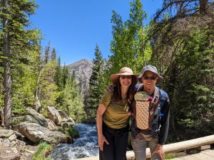 Sherwin Chan, MD, and his wife, Katy, on a hike in Rocky Mountain National Park.